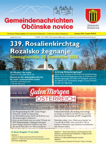 Cover Gemeindenachrichten 5/2020