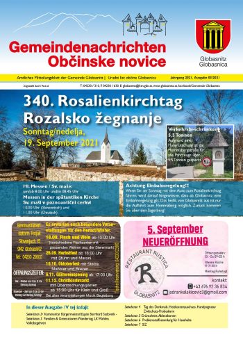 Cover Gemeindenachrichten 3/2021